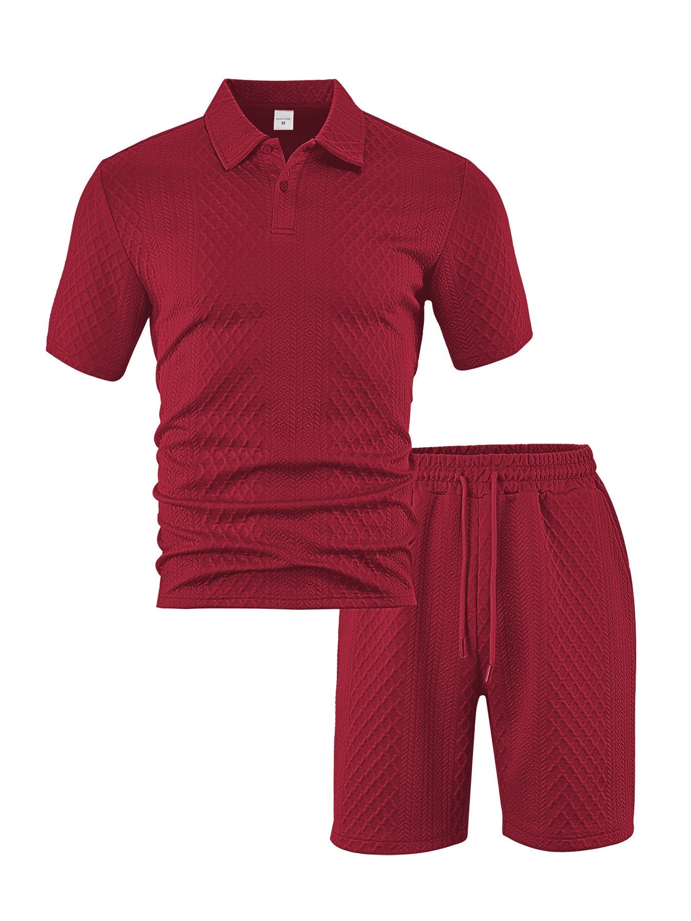 Classic Jacquard Polo Set