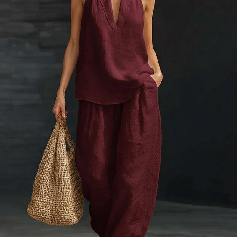 Relaxed Halter Lounge Set