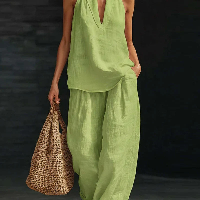 Relaxed Halter Lounge Set