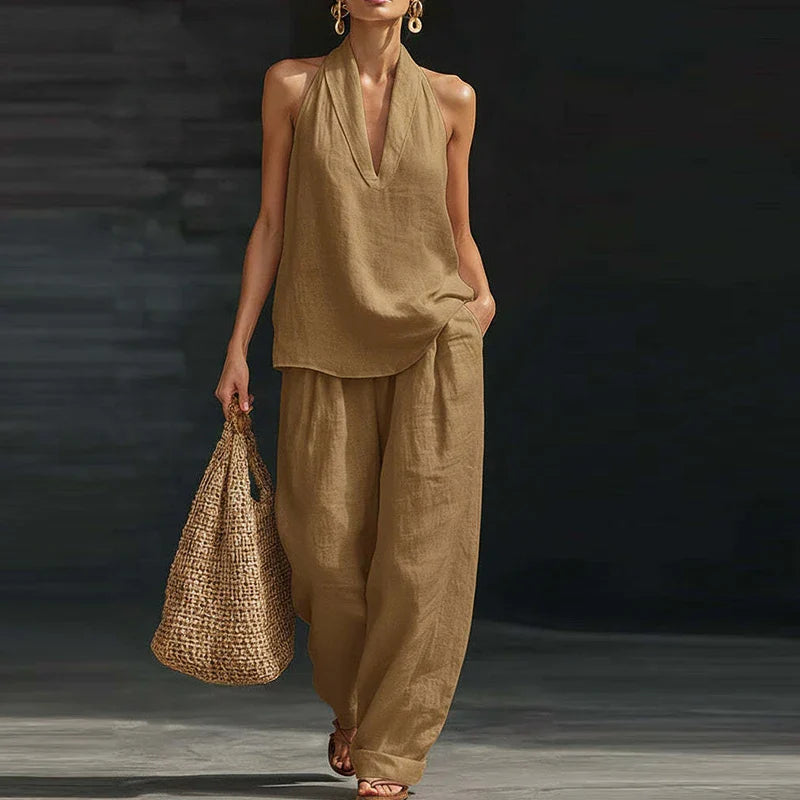 Relaxed Halter Lounge Set