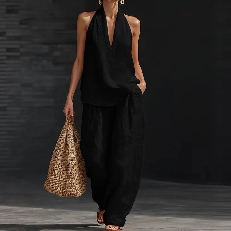 Relaxed Halter Lounge Set