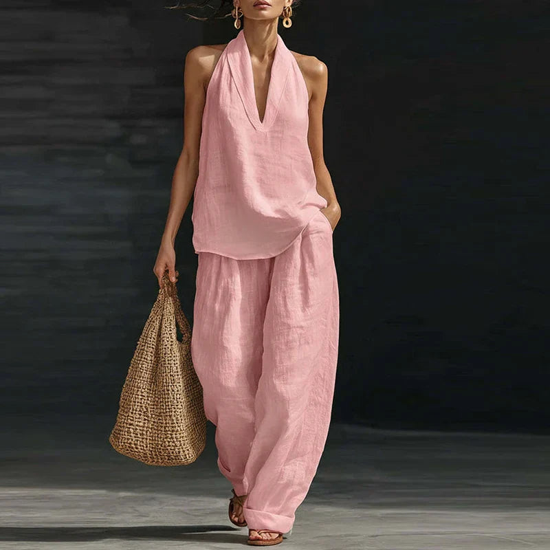 Relaxed Halter Lounge Set