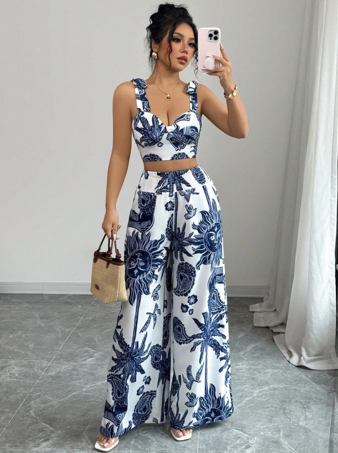 New summer sexy V-neck camisole set