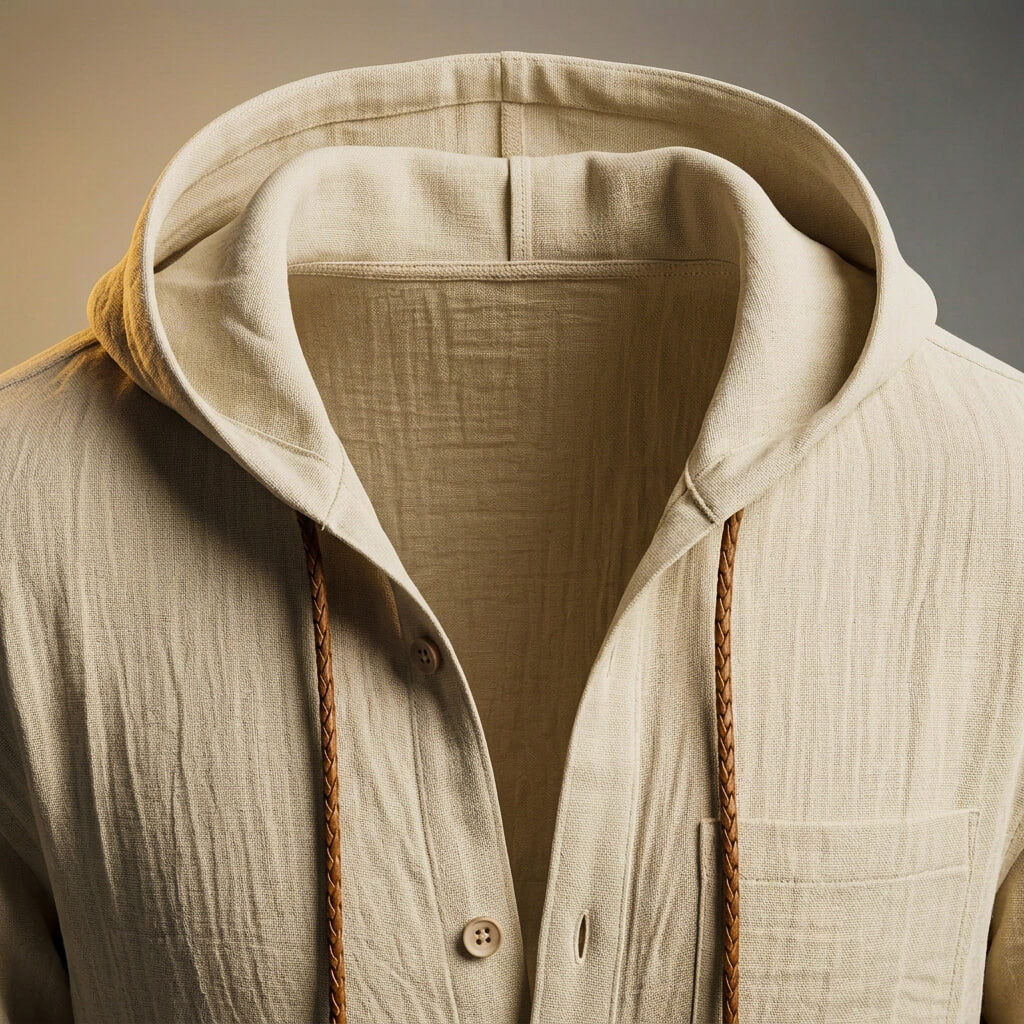 Miles Cotton Linen Hooded Jacket