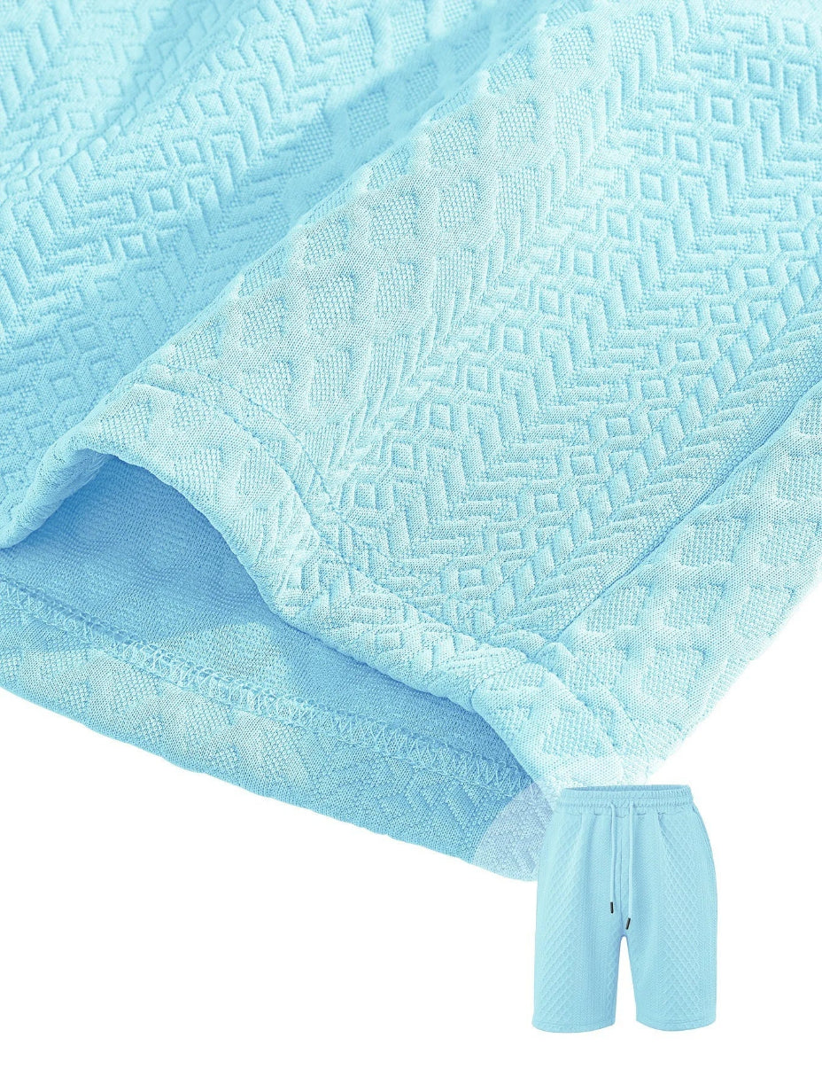 Classic Jacquard Polo Set