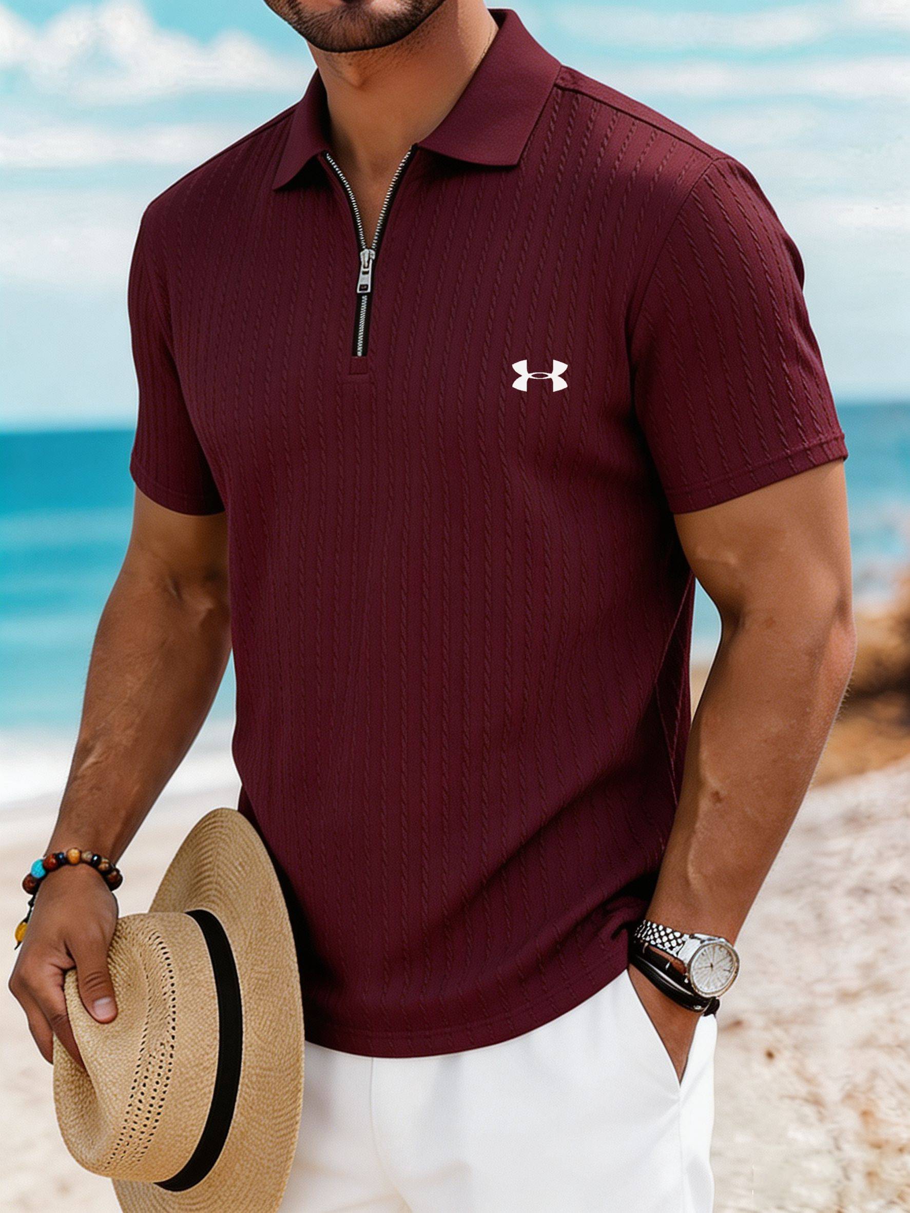 Breeze Zip Polo Summer Shirt