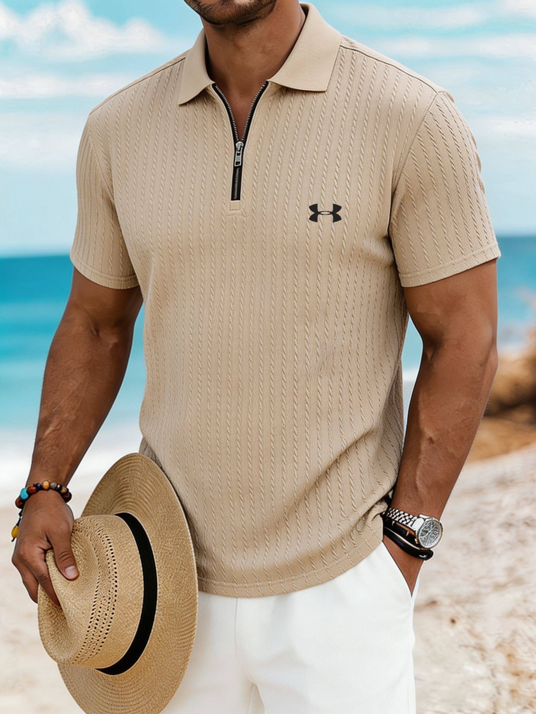 Breeze Zip Polo Summer Shirt