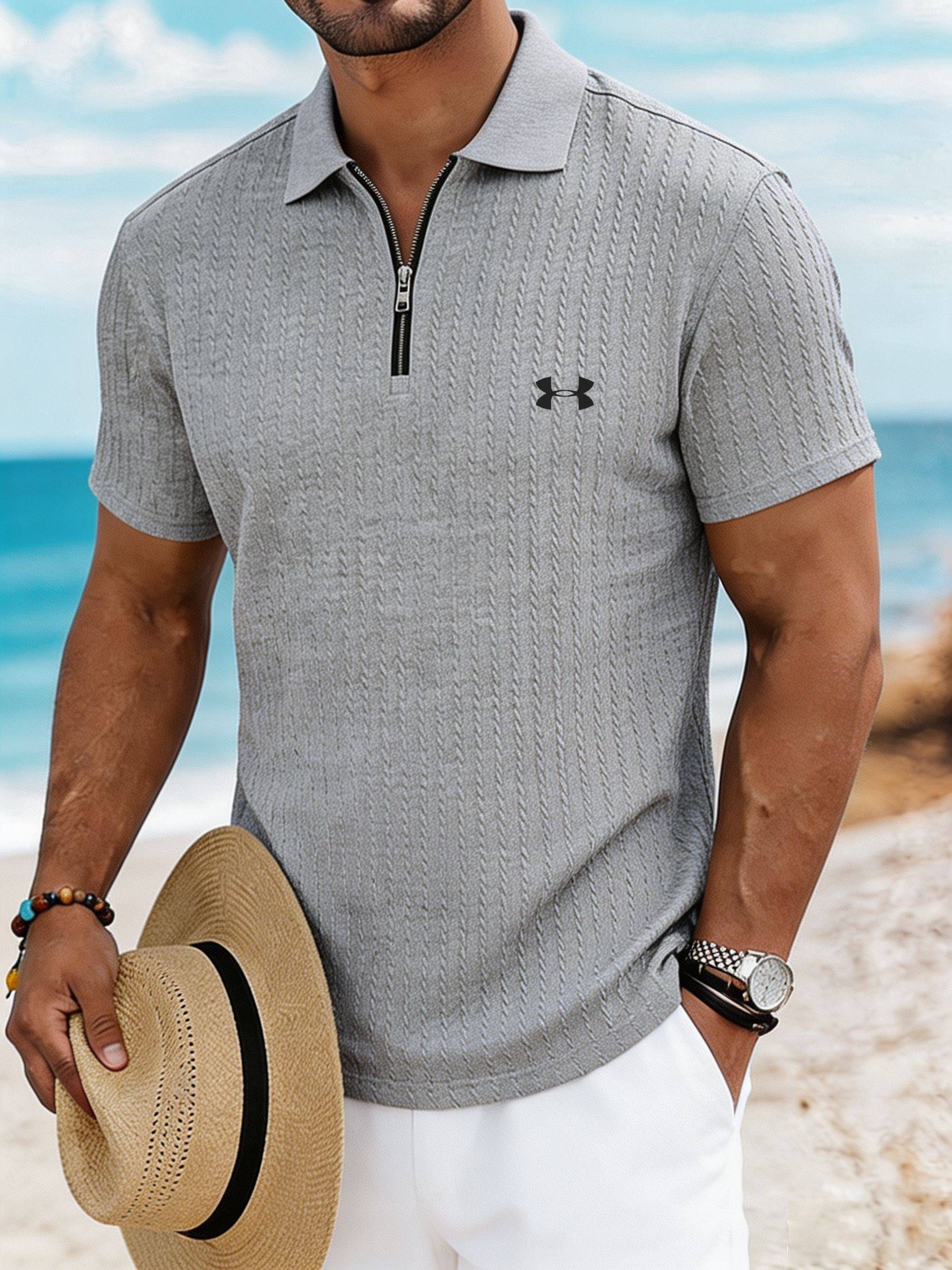 Breeze Zip Polo Summer Shirt