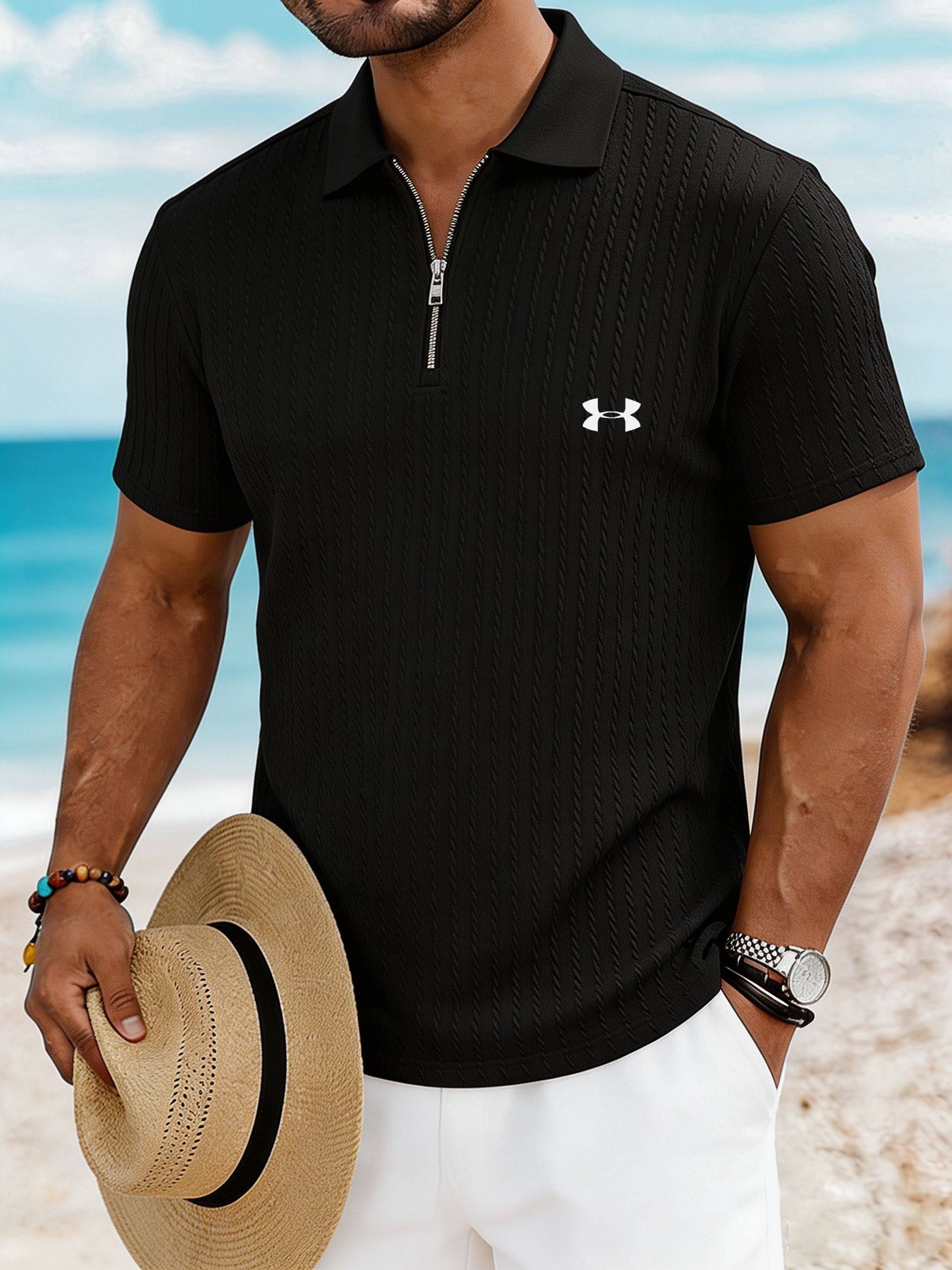 Breeze Zip Polo Summer Shirt
