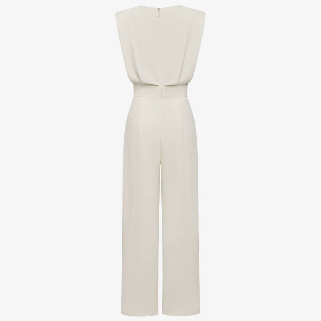 Lucille™ | Belted Wide Leg Jumpsuit