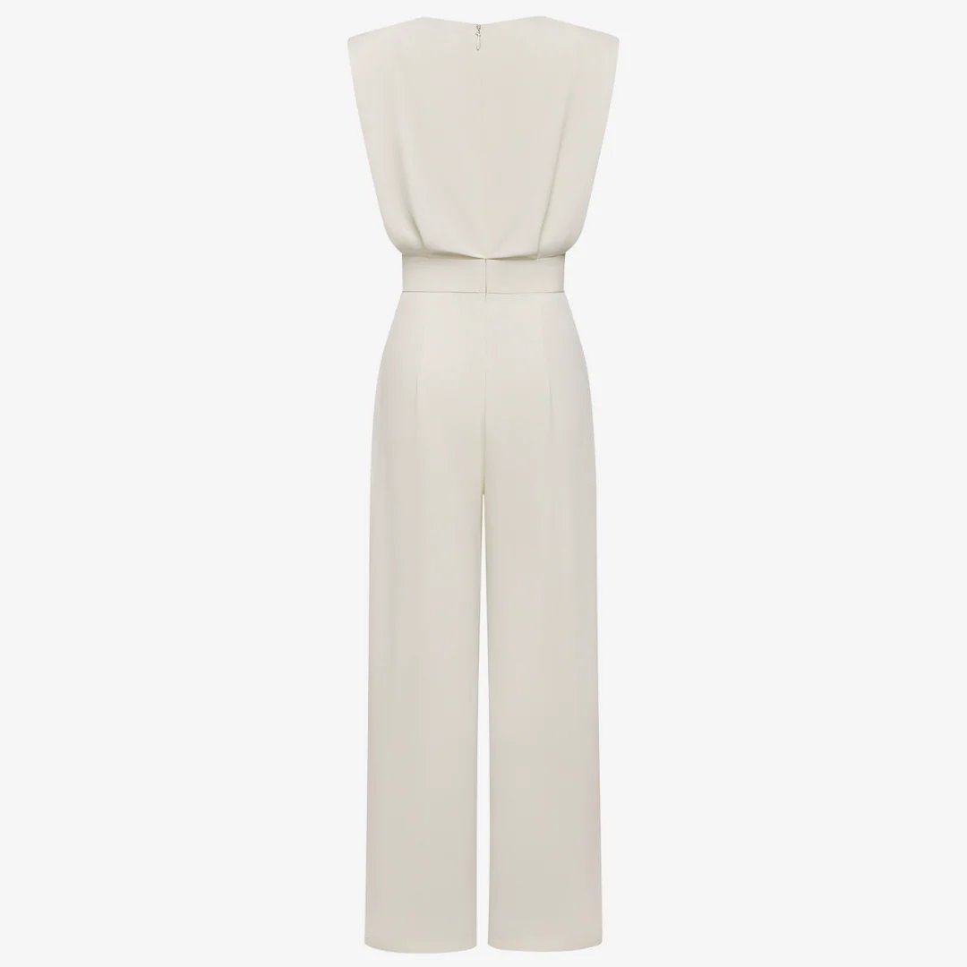Lucille™ | Belted Wide Leg Jumpsuit
