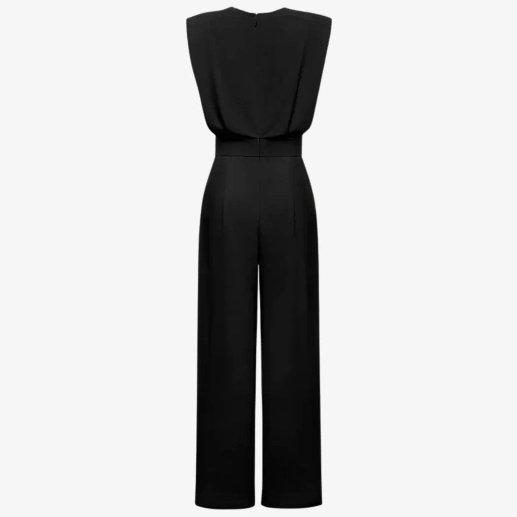 Lucille™ | Belted Wide Leg Jumpsuit